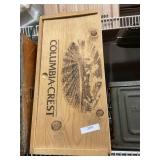 Columbia Crest Wooden Crate