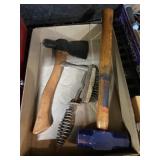 Metal Mallet And Hatchet