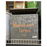 Maplehurst Farms Inc. Metal Lunchbox Ice Box