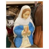 Mary Christmas Blow Mold