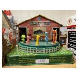 Farmer In The Dell Metal Music Box Vintage Wind