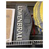 Lowenbrau Plastic Sign