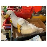 Concrete Ducks Birds Outdoor Decor