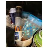 Plastic And Ice Cube Trays And Cups