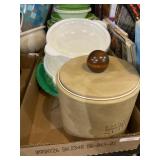 Ice Bucket And Tupperware Containers