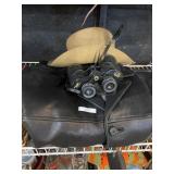 Weathervane Size Xl Leather Jacket Binoculars Hat
