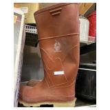 Bata Super Poly Steel Shank Rubber Boots Size 10