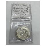 2 1776-1976 Kennedy Half Dollar D 40% Silver UNC