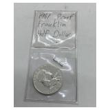 1961 Proof Franklin Half Dollar