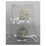 Silver Statue of Liberty Dollar 1986P Ellis Island