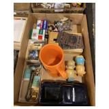 Home Decor Metal Spice Tins Baseball Figurines