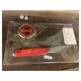 Usa Coca Cola Pocket Knife And Money Clip