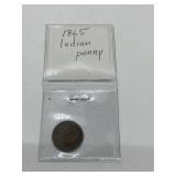 1865 Indian Penny