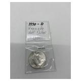 1970 D Kennedy Half Dollar UNC