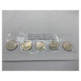 Silver Kennedy's 40% Half Dollars 1965 1966 1967