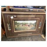 Multi Layered Mat Farm Cow Print Expertly Layered