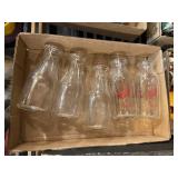 Lassig And Other Glass Milk Bottles