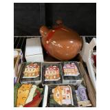 Christmas Decor Dickens Village Bell Lites Houses