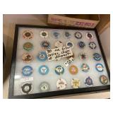 Thirty One Dollar Casino Chips Display All Unique