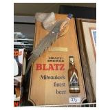 Blatz Milwaukeeï¿½S Finest Beer Pheasant Sign