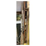 Wooden Oar And Fishing Net