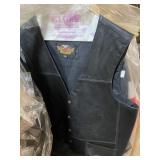 Harley Davidson Motorcycles Leather Vest Size L