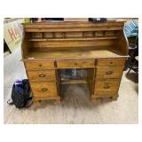 Wooden Roll Top Desk