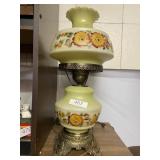 Gone With The Wind Hurricane Lamp Floral