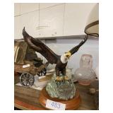 Harley Davidson Motorcycles Eagle Displayed