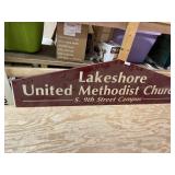 Lakeshore United Methodist Church Plastic Signs