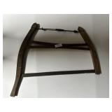 Antique Buck / Bow Cross Cut Hand Saw 30" wide