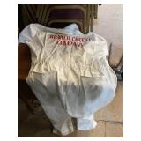Branch Cheese Company White Overalls Size 44R