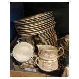 Kingsway Ohio Currier And Ives Dish Set