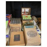 Wooden Cigar Cases And Cigars El Producto Queens