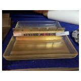 Mayrï¿½S Seat And Feed Ltd Metal Tray Dish