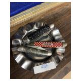 Purina And Other Pocket Knives In Monarch Ashtray