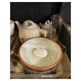 Tea Pots And Serving Dish