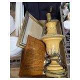 Picture Frames And Lamp