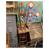 Wooden Stool And Table