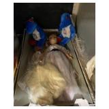 Vintage Doll In Case