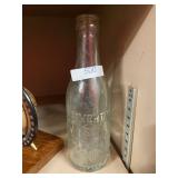 Beaver Dam Bottling Bubble Top Glass Bottle