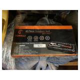 40 Piece Socket Set Sae And Metric Torelli