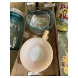 Pyrex Mixing Bowls And Fire King Soup Dishes