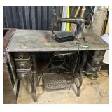 Standard Sewing Machine With Cast-Iron Base And