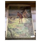 Vintage Cardboard Puzzle Nature