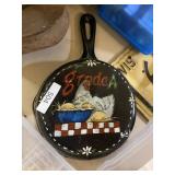 Cast-Iron Skillet To Grade A Eggs Display
