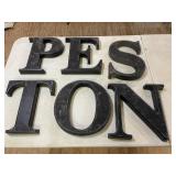 Plastic Letters Large