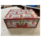 Metal Budweiser Ice Skates Carrying Case Hard
