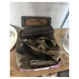Four Vintage Corn Huskers Shuckers With Leather