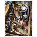 Cabin Fishing Decor Figurines